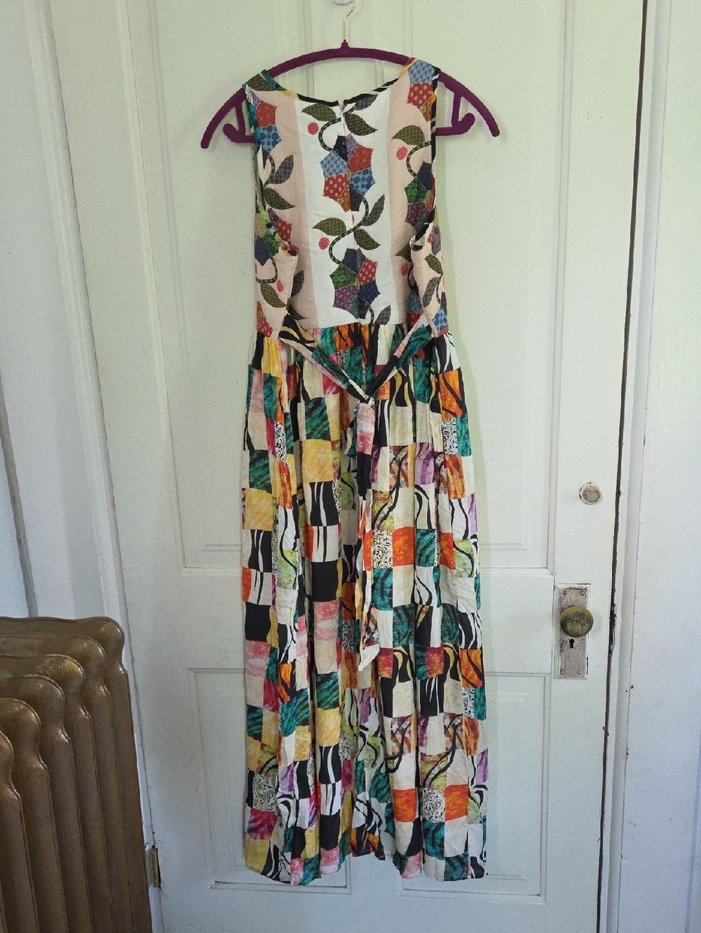 Anthropologie Let Me Be Quilted Patchwork Maxi Dress - Picture 7 of 11